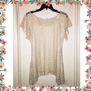 Flowing Lacey Blouse Medium